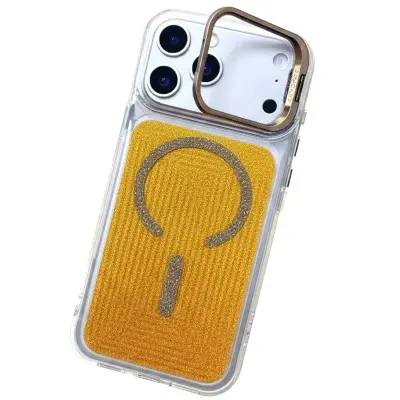 Чохол Накладка Jewel Sparkle MagSafe iPhone 17 Pro Max Sunny Gold