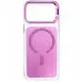 Чехол Накладка Jewel Sparkle MagSafe iPhone 17 Pro Max Розовая