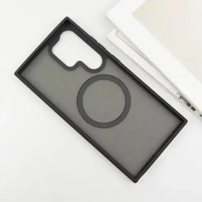 Чехол Накладка Ummi Colorfull MagSafe Samsung S948 S26 Ultra Черная