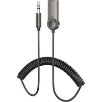 AUX Трансмітер Borofone BC56 (AUX 3.5mm+USB-A) Gray, Сірий