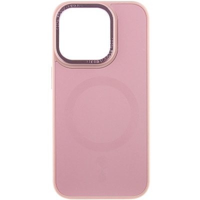Чехол накладка Sapphire Midnight (Open) MagSafe iPhone 15 Pro Max Розовый песок
