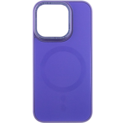 Чехол накладка Sapphire Midnight (Open) MagSafe iPhone 15 Pro Max Сиреневая