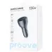 Автомобільний зарядний пристрій Proove Super (USB+2Type-C) 130W Grey, Cірий