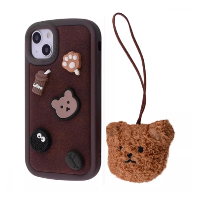 Чохол накладка Cute Toys iPhone 14 Коричнева