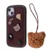 Чехол накладка Cute Toys iPhone 13 Коричневая