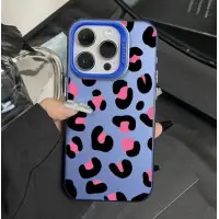 Накаладка So Cool iPhone 13 Леопард Синій