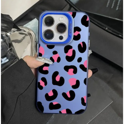 Накаладка So Cool iPhone 13 Леопард Синий