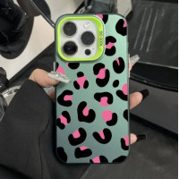 Накаладка So Cool iPhone 13 Леопард Зеленый