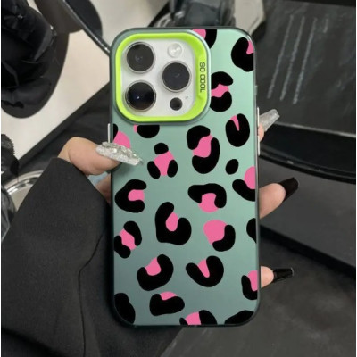 Накаладка So Cool iPhone 13 Леопард Зеленый