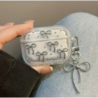 Чохол для навушників AirPods 4 Silver Bow ((K)