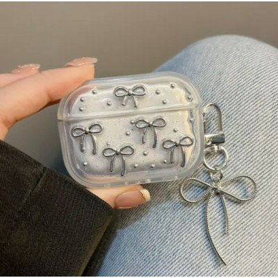 Чохол для AirPods 4 Silver Bow ((K)