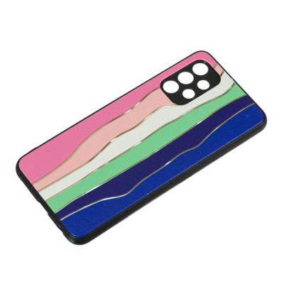Чехол накладка Rainbow Samsung A325 (A32) Розовая