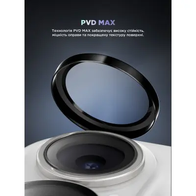 Захисне скло на камеру ArmorStandart Black Icon iPhone 16/16 Plus Чорне Захисне скло на камеру ArmorStandart Black Icon iPhone 16/16 Plus Чорне