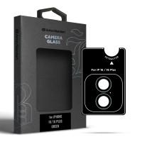 Захисне скло на камеру ArmorStandart Black Icon  iPhone 16/16 Plus Зелене Захисне скло на камеру ArmorStandart Black Icon  iPhone 16/16 Plus Зелене