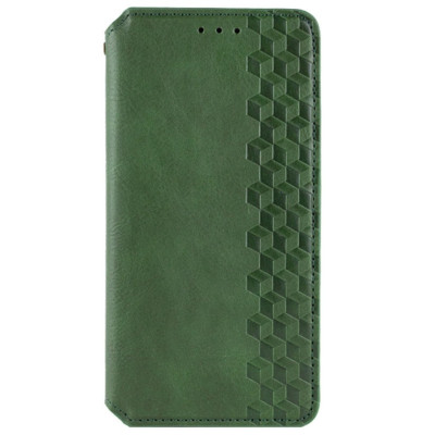 Чохол-книжка Getman Cubic Xiaomi Redmi 13 Зелена