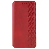 Чехол-книжка Getman Cubic Xiaomi Redmi 13 Красная