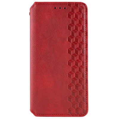 Чохол-книжка Getman Cubic Xiaomi Redmi 13 Червона