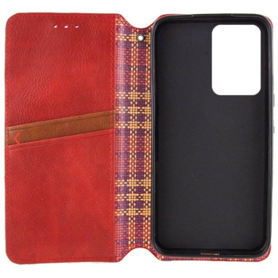 Чохол-книжка Getman Cubic Xiaomi Redmi 13 Червона