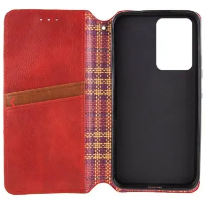 Чохол-книжка Getman Cubic Xiaomi Redmi 13 Червона