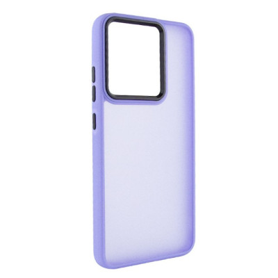 Чехол-Чехол накладка Lyon Frosted для Tecno Spark 8C Светло-фиолетовая
