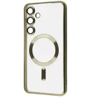 Чехол Накладка WAVE Metal MagSafe Samsung S26 Plus (S947) Золотая