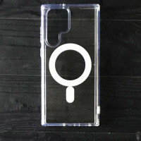 Чохол накладка Clear MagSafe Samsung S918 S23 Ultra Прозора Чохол накладка Clear MagSafe Samsung S918 S23 Ultra Прозора