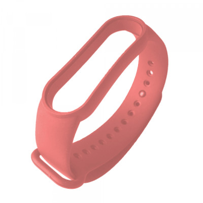 Ремешок Силикон Mi Band 5/6/7 Розовый
