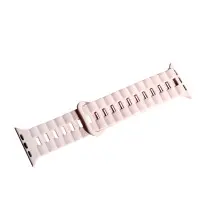 Ремешок Apple Watch 42/44/45/49мм Simple Pink Sand/White Розовый песок/Белый