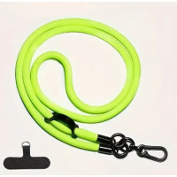 Шнурок NEW 8mm з карабіном + Тримач (універсальний) Зелений (Party Green)