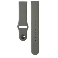 Ремінець Універсальний 22мм Силікон Сірий