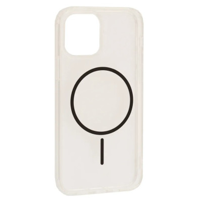 Чехол Накладка Clear Magnetic (Color Slim MS) iPhone 13 Черная
