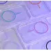 Чехол Накладка Clear Magnetic (Color Slim MS) iPhone 13 Голубая
