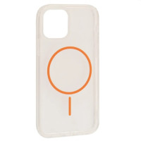 Чохол Накладка Clear Magnetic (Color Slim MS) iPhone 15 Pro Max Помаранчева Чохол Накладка Clear Magnetic (Color Slim MS) iPhone 15 Pro Max Помаранчева