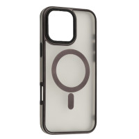 Чехол накладка Perfect MagSafe iPhone 16 Pro Чорна (Titanium) Чехол накладка Perfect MagSafe iPhone 16 Pro Чорна (Titanium)