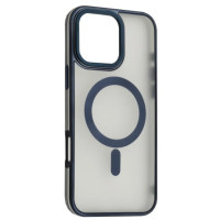 Чехол накладка Perfect MagSafe iPhone 16 Pro Синяя (Titanium Blue)