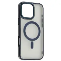Чехол накладка Perfect MagSafe iPhone 16 Pro Синяя (Titanium Blue)