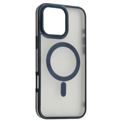 Чехол накладка Perfect MagSafe iPhone 16 Pro Синяя (Titanium Blue)