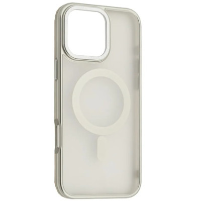 Чохол накладка Perfect MagSafe iPhone 16 Pro Срібна (Titanium Silver)