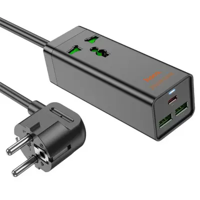 Сетевой Удлинитель Hoco AC9A PD30W Черный