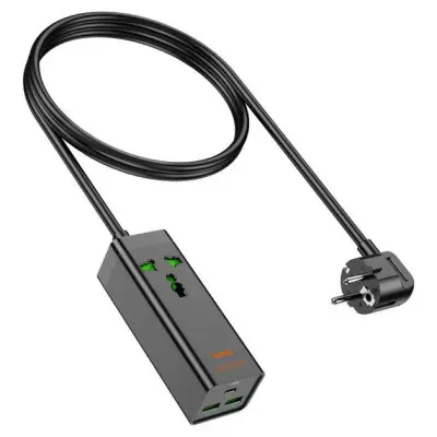Сетевой Удлинитель Hoco AC9A PD30W Черный