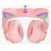 Беспроводные наушники LED UNICORN (STN27K) Pink, Розовые Беспроводные наушники LED UNICORN (STN27K) Pink, Розовые