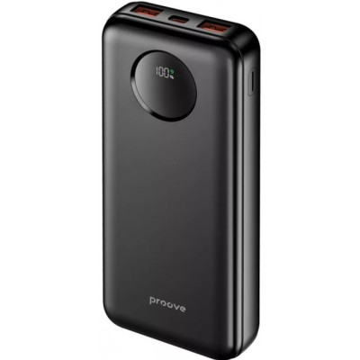 Універсальна мобільна батарея Повербанк Proove Illuminator SE 10000mAh 22.5W Чорний