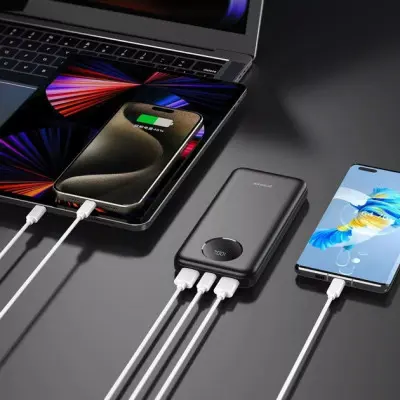 Универсальная мобильная батарея Повербанк Proove Illuminator SE 10000mAh 22.5W Черный Универсальная мобильная батарея Повербанк Proove Illuminator SE 10000mAh 22.5W Черный