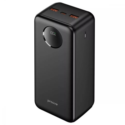 Универсальная мобильная батарея Повербанк Proove Illuminator SE 30000mAh 22.5W Черный