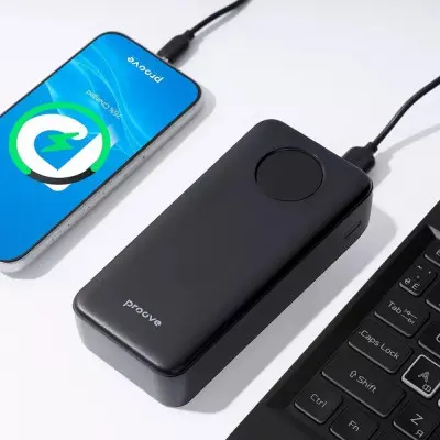Универсальная мобильная батарея Повербанк Proove Illuminator SE 30000mAh 22.5W Черный