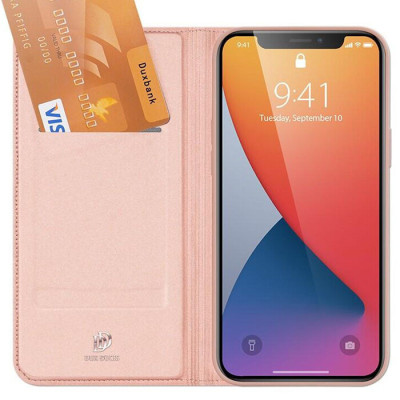 Чохол-книжка Dux Ducis iPhone 13 Pro Рожеве Золото