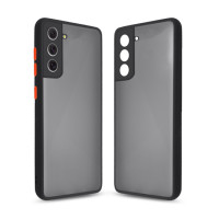 Чохол накладка Frame Matte Samsung G991 (S21) Чорна