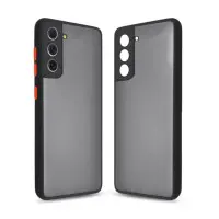 Чехол накладка Frame Matte Samsung G991 (S21) Черная