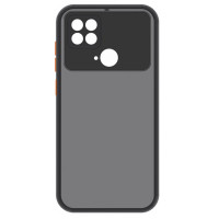 Чехол накладка на телефон Frame Matte Xiaomi Redmi 10C/Poco C40 Черная