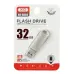 Флеш память USB 32Gb XO DK03 USB3.0+Type-C Silver, Серебристый